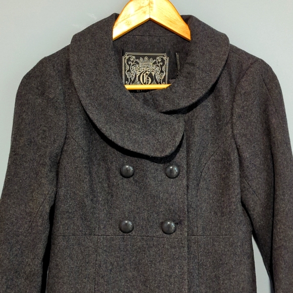 Guess Coat Size Small Color Gray - Picture 3 of 7